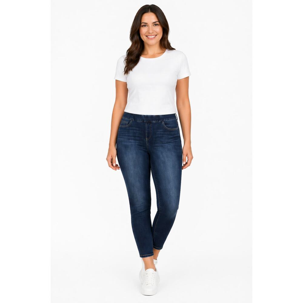 CHICO'S Women's Pull On Denim Fitted Jeggings/Jeans Blue Size 2/US12 Regular